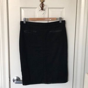 Club Monaco Pencil Skirt in Black